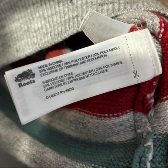 Roots Crewneck Sweater Pullover Colourful - XS - Picture 8 of 8